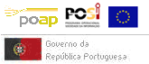 Logotipos de imagens: POAP (www.poap.pt), POSI (http://www.fct.mctes.pt/pt/programasinvestimento/posi/posifiles/posi.html), União Europeia (http://europa.eu/index_pt.htm) e Governo da Républica Portuguesa (www.portugal.gov.pt)